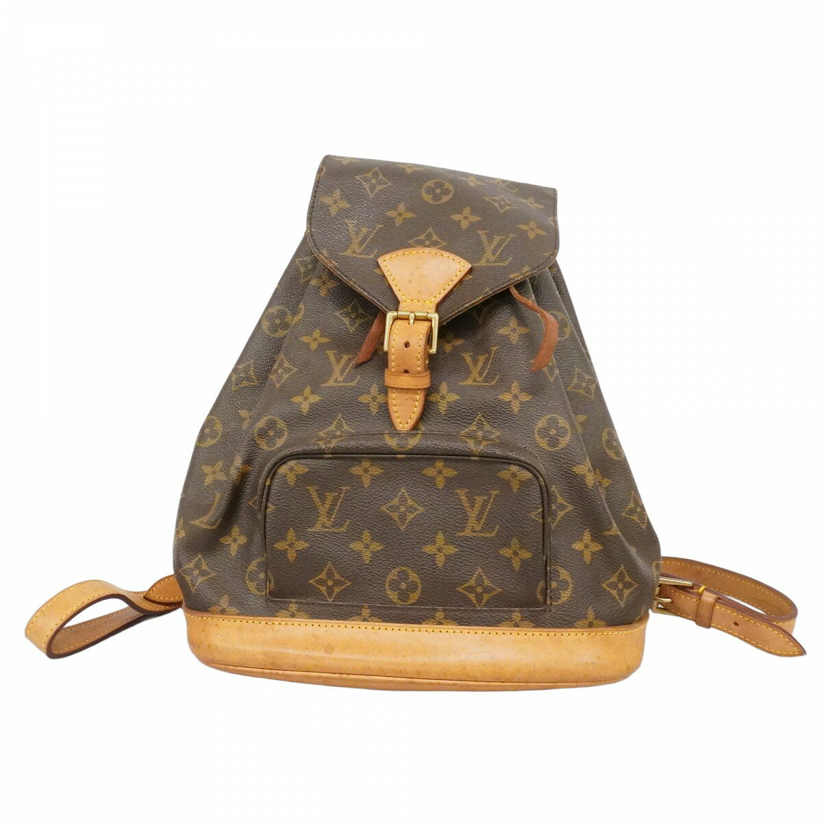 LOUIS VUITTON - 【6de6199】ルイヴィトン リュック・デイパック モノグラム モンスリMM M51136 ブラウン【中古】レディース