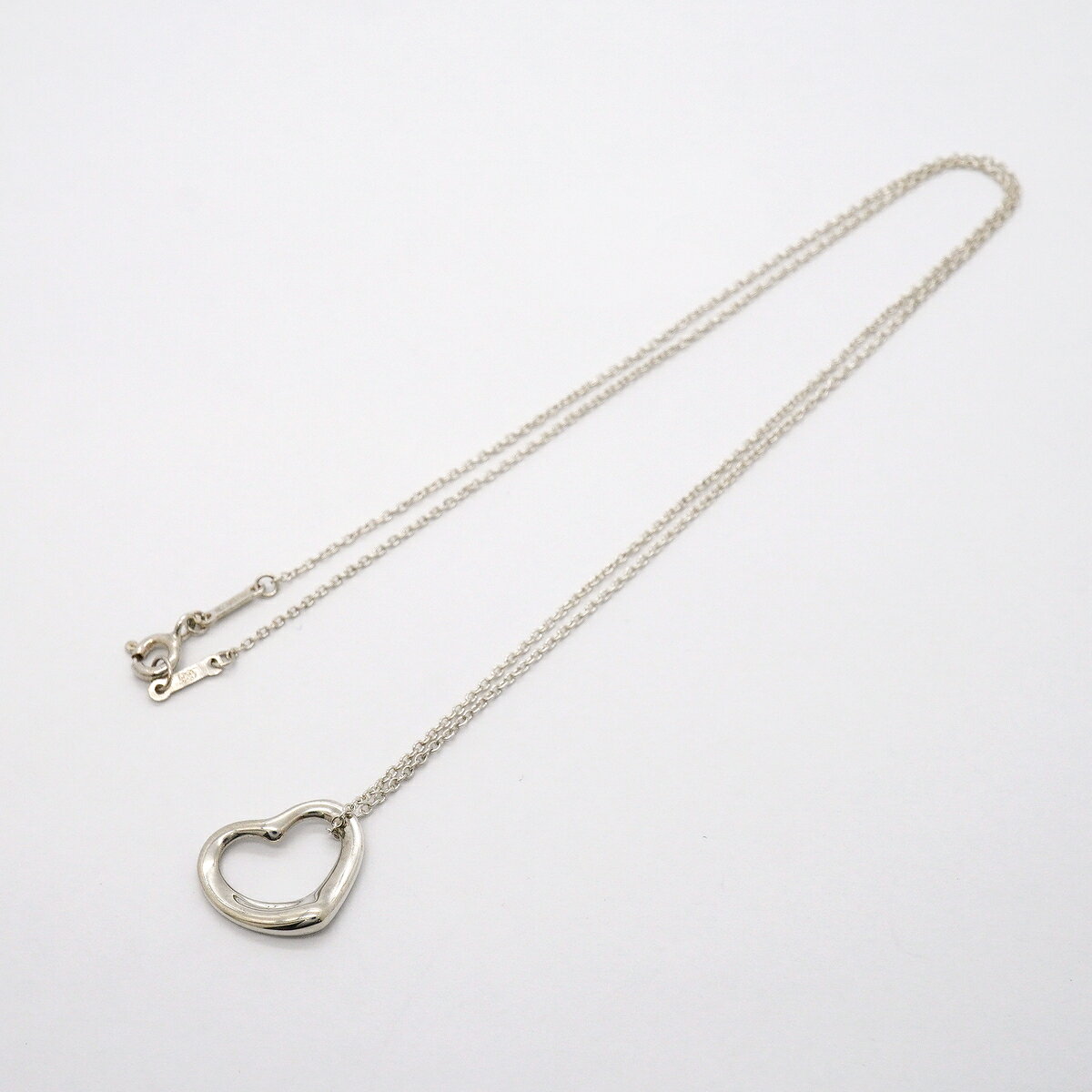 おたからや 楽天市場店の【6jgb0866】ティファニー ネックレス オープンハート シルバー925【中古】レディース｜アングル3