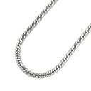 【4khu210】喜平 ネックレス Pt850 プラチナ 6面 ダブル 50.7cm 50.8g キヘイ【中古】メンズ レディース ユニセックス
