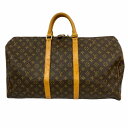 ★最終価格【5da0183】ルイヴィトン ボストンバッグ モノグラム キーポル55 M41424 ブラウン【中古】メンズ レディース ユニセックス