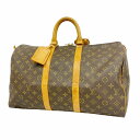 ★最終価格【5da0711】ルイヴィトン ボストンバッグ モノグラム キーポル45 M41428 ブラウン【中古】メンズ レディース ユニセックス