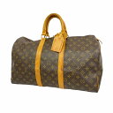 ★最終価格【5da0926】ルイヴィトン ボストンバッグ モノグラム キーポル45 M41428 ブラウン【中古】メンズ レディース ユニセックス