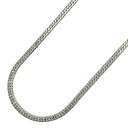 【5khe011】喜平 ネックレス Pt850 プラチナ 6面 ダブル 50.2cm 20.3g キヘイ【中古】メンズ レディース ユニセックス