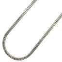 【5khe012】喜平 ネックレス Pt850 プラチナ 6面 ダブル 50.7cm 30.2g キヘイ【中古】メンズ レディース ユニセックス