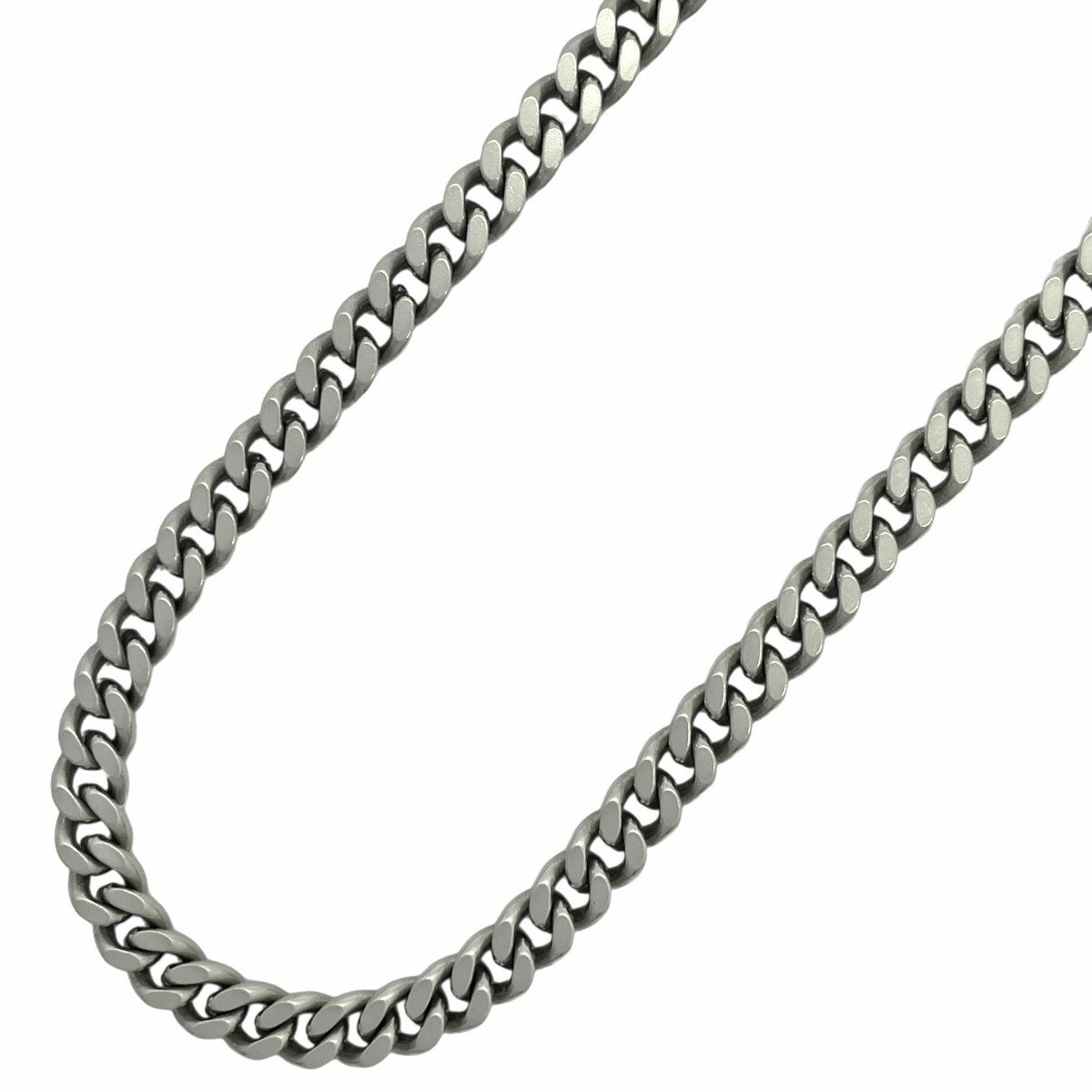 【5khe018】喜平 ネックレス Pt850 プラチナ 2面 シングル 52.5cm 99.8g キヘイ【中古】メンズ レディース ユニセックス