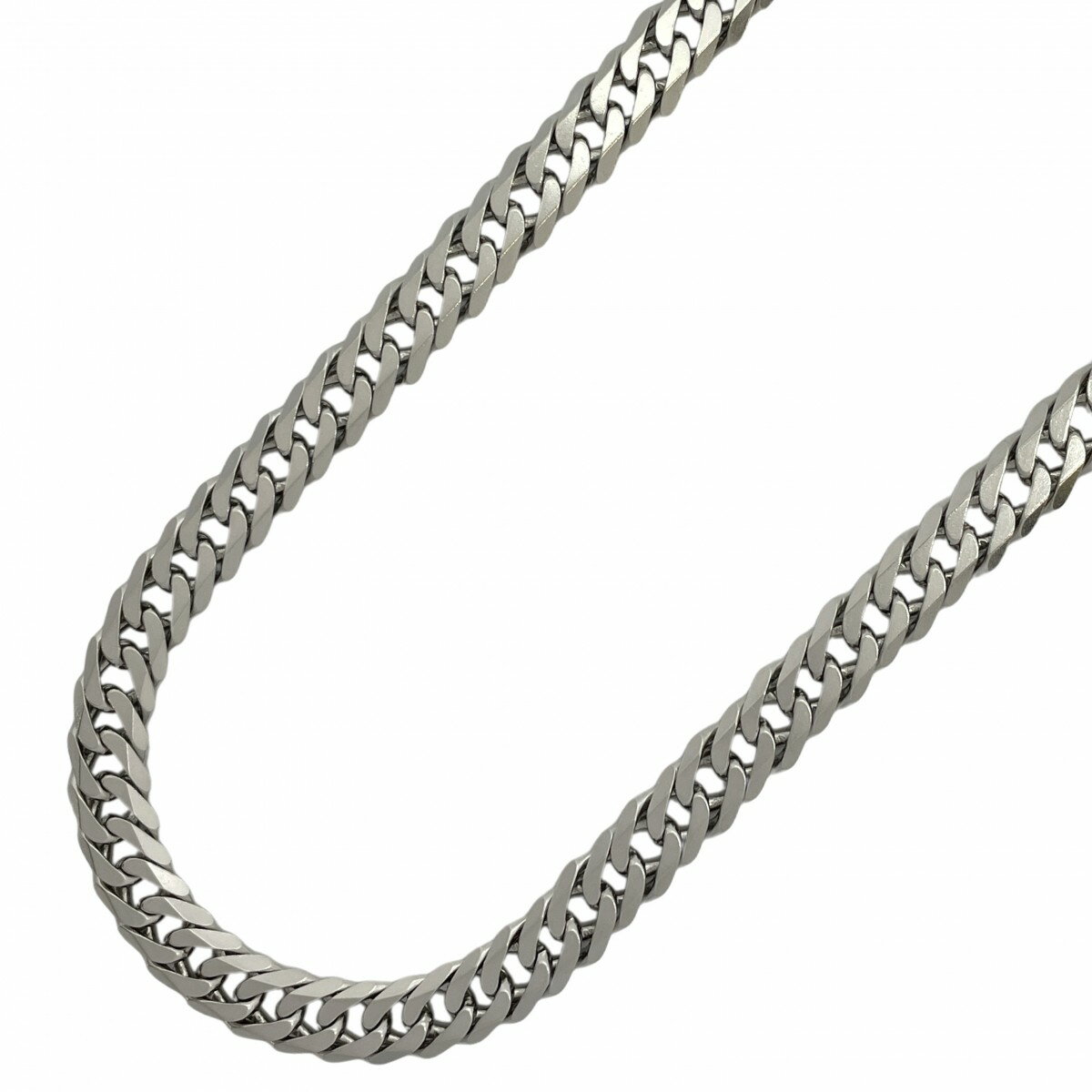 【5khf008】喜平 ネックレス Pt850 プラチナ 6面 ダブル 65.7cm 96.1g キヘイ【中古】メンズ レディース ユニセックス