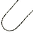 【5khf021】喜平 ネックレス Pt850 プラチナ 6面 ダブル 50.5cm 16g キヘイ【中古】メンズ レディース ユニセックス