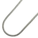 【5khf023】喜平 ネックレス Pt850 プラチナ 6面 ダブル 20.2cm 20.6g キヘイ【中古】メンズ レディース ユニセックス