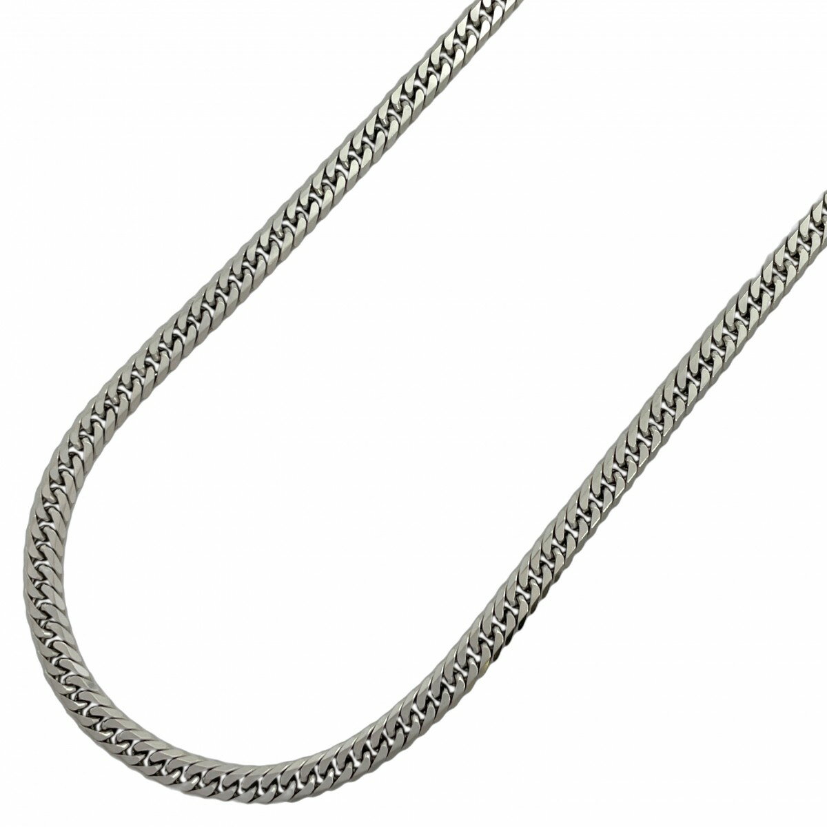 【5khf026】喜平 ネックレス Pt850 プラチナ 6面 ダブル 40.4cm 20.3g キヘイ【中古】メンズ レディース ユニセックス