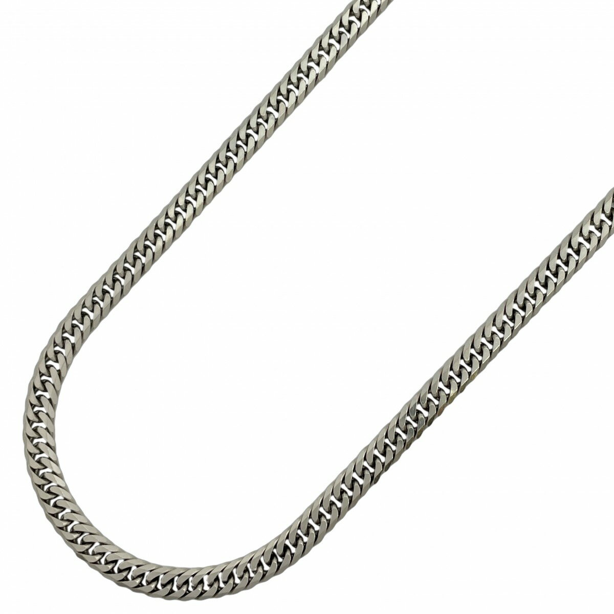 【5khf030】喜平 ネックレス Pt850 プラチナ 6面 ダブル 50.9cm 30.4g キヘイ【中古】メンズ レディース ユニセックス