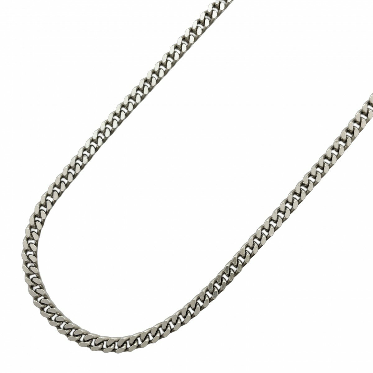 【5khf038】喜平 ネックレス Pt850 プラチナ 2面 シングル 52cm 32g キヘイ【中古】メンズ レディース ユニセックス