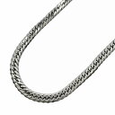 【5khf065】喜平 ネックレス Pt850 プラチナ 6面 ダブル 50.2cm 100.5g キヘイ【中古】メンズ レディース ユニセックス
