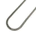 【5khg048】喜平 ネックレス Pt850 プラチナ 6面 ダブル 60.8cm 50.4g キヘイ【中古】メンズ レディース ユニセックス
