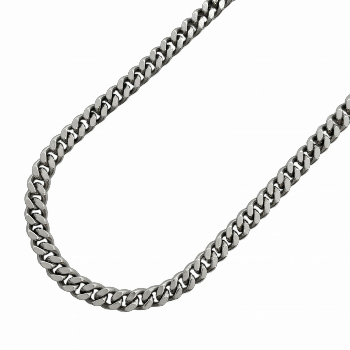 【5khg080】喜平 ネックレス Pt850 プラチナ 2面 シングル 45.8cm 46.6g キヘイ【中古】メンズ レディース ユニセックス