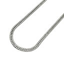 【5khh004】喜平 ネックレス Pt850 プラチナ 6面 ダブル 60cm 51.4g キヘイ【中古】メンズ レディース ユニセックス