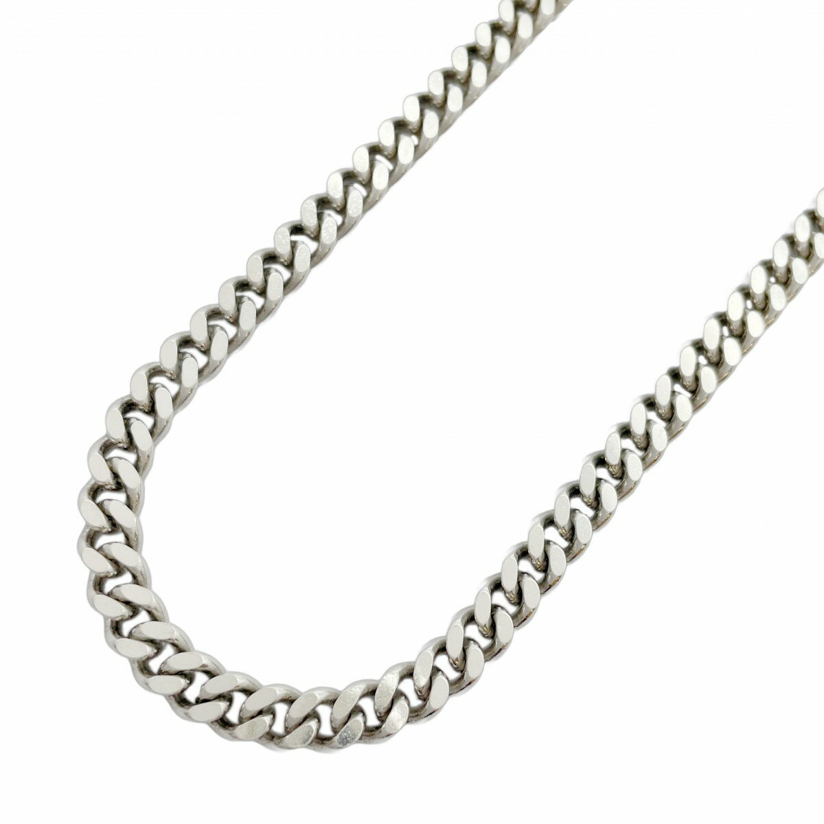 【5khh019】喜平 ネックレス Pt850 プラチナ 2面 シングル 40.3cm 80.3g キヘイ【中古】メンズ レディース ユニセックス