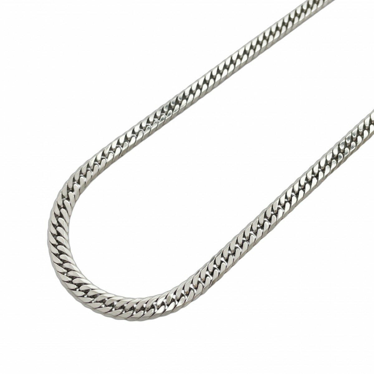 【5khh021】喜平 ネックレス Pt900 プラチナ 6面 ダブル 51.1cm 50.3g キヘイ【中古】メンズ レディース ユニセックス