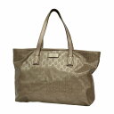 ★SALE【5he5099-h】グッチ トートバッグ GGインプリメ 211137 PVC グレー シルバー金具【中古】レディース