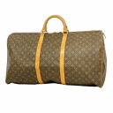 【5ib2117-h】ルイヴィトン ボストンバッグ モノグラム キーポル60 M41422 ブラウン【中古】メンズ レディース ユニセックス|詳細画像