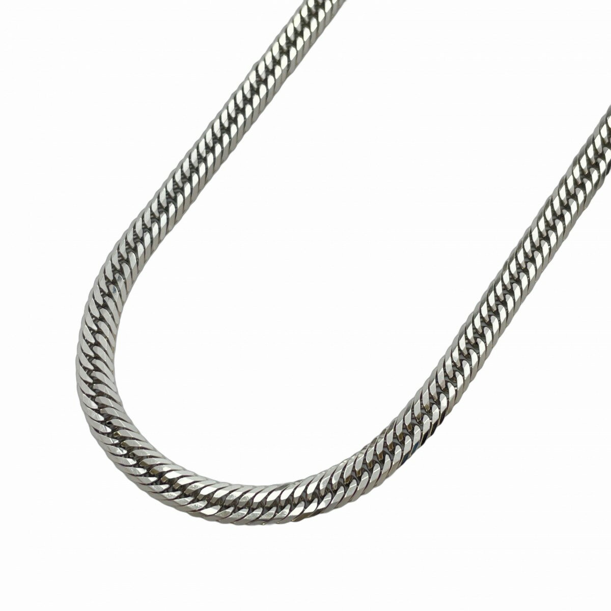 【5khi024】喜平 ネックレス Pt850 プラチナ トリプル 12面 52.8cm 31.8g キヘイ【中古】メンズ レディース ユニセックス