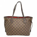 【5mb1889-h】ルイヴィトン トートバッグ ダミエ ネヴァーフルPM N51109 エベヌ【中古】レディース