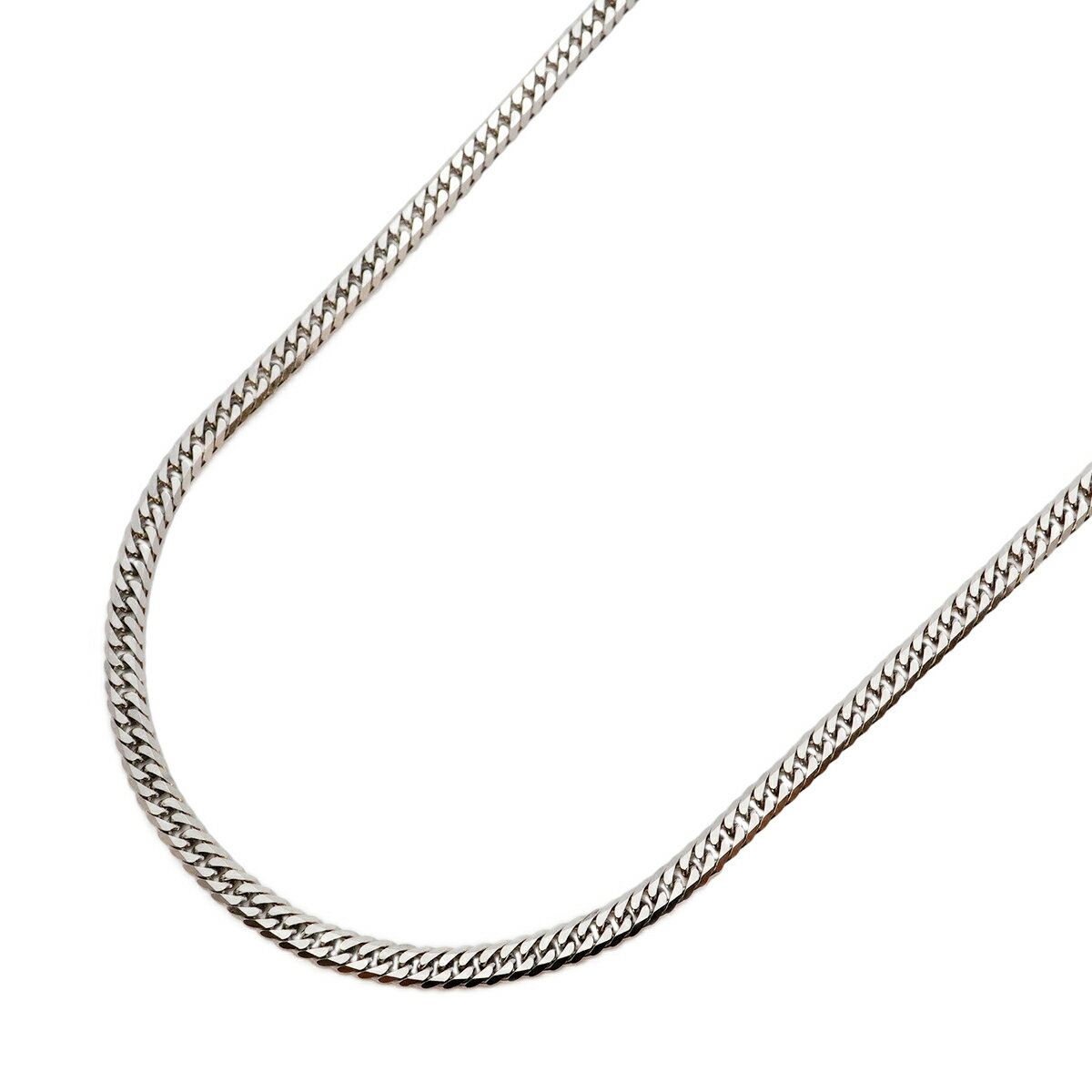 【5khi057】喜平 ネックレス Pt850 プラチナ 6面 ダブル 50.3cm 20.4g キヘイ【中古】メンズ レディース ユニセックス