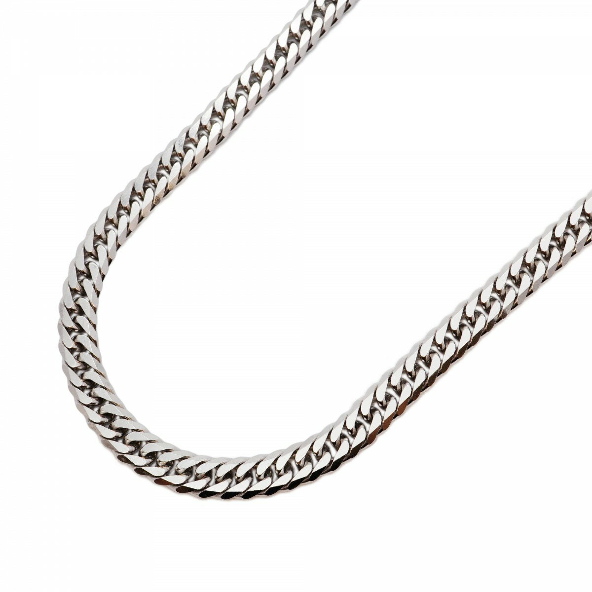 【5khi060】喜平 ネックレス Pt850 プラチナ 6面 ダブル 50.3cm 100.6g キヘイ【中古】メンズ レディース ユニセックス