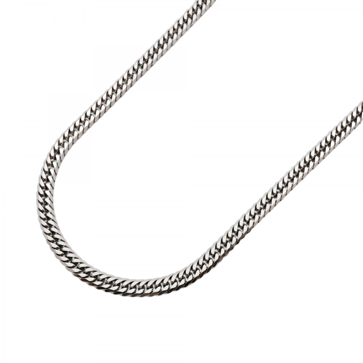 【5khi066】喜平 ネックレス Pt850 プラチナ 6面 ダブル 50.9cm 50.6g キヘイ【中古】メンズ レディース ユニセックス