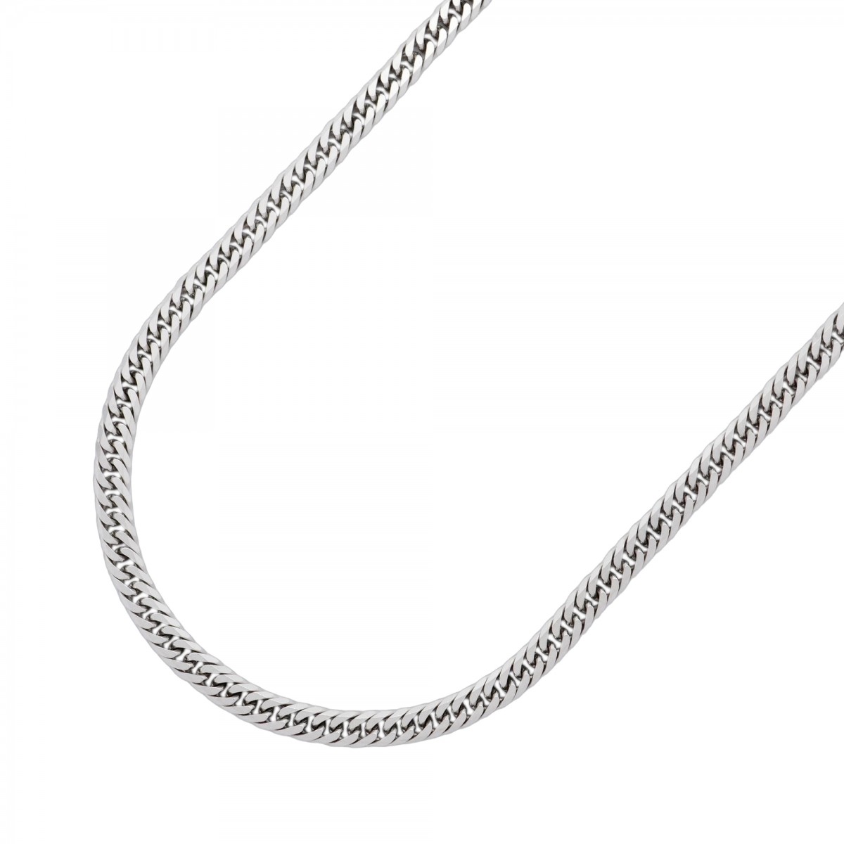 【5khi070】喜平 ネックレス Pt850 プラチナ 6面 ダブル 50.9cm 30.2g キヘイ【中古】メンズ レディース ユニセックス