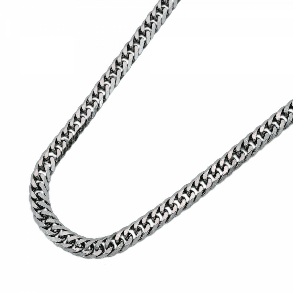 【5khm018】喜平 ネックレス Pt850 プラチナ 6面 ダブル 63.2cm 49.9g キヘイ【中古】メンズ レディース ユニセックス