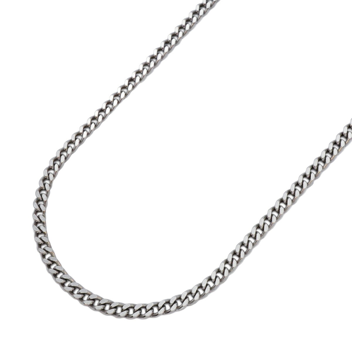 【5khm022】喜平 ネックレス Pt850 プラチナ 2面 シングル 63cm 50.1g キヘイ【中古】メンズ レディース ユニセックス