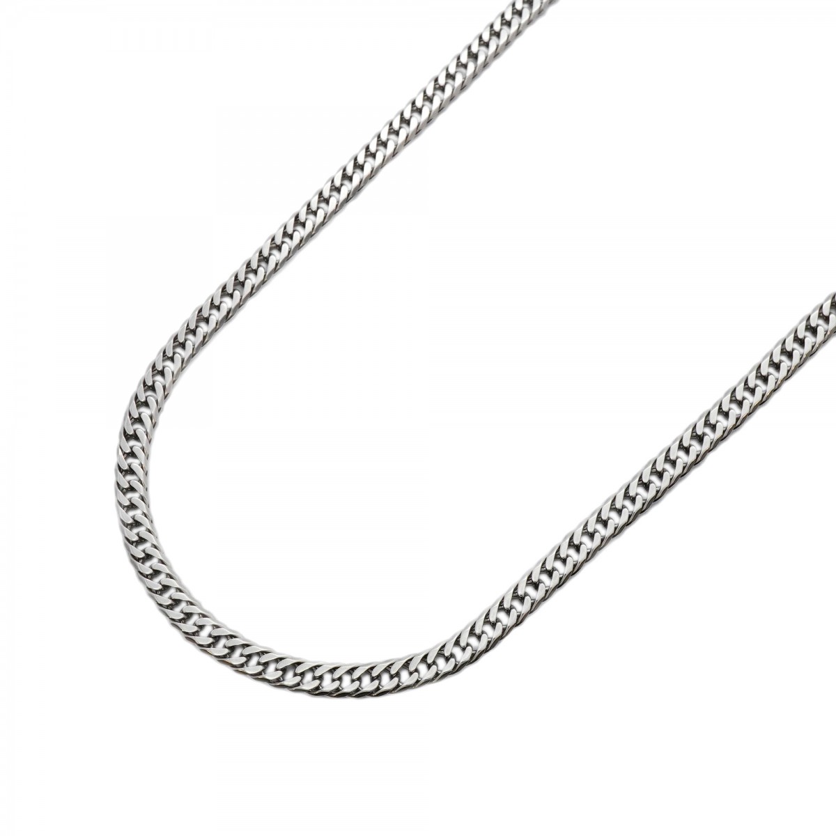 【5khm024】喜平 ネックレス Pt900 プラチナ 6面 ダブル 48.4cm 33.2g キヘイ【中古】メンズ レディース ユニセックス