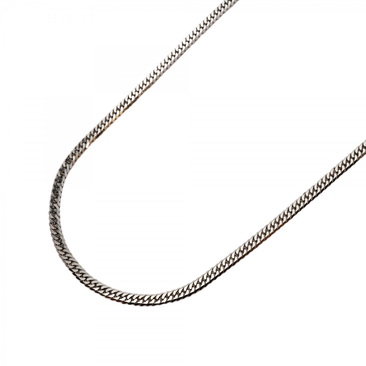 【5khm025】喜平 ネックレス Pt850 プラチナ 6面 ダブル 50.2cm 20.4g キヘイ【中古】メンズ レディース ユニセックス