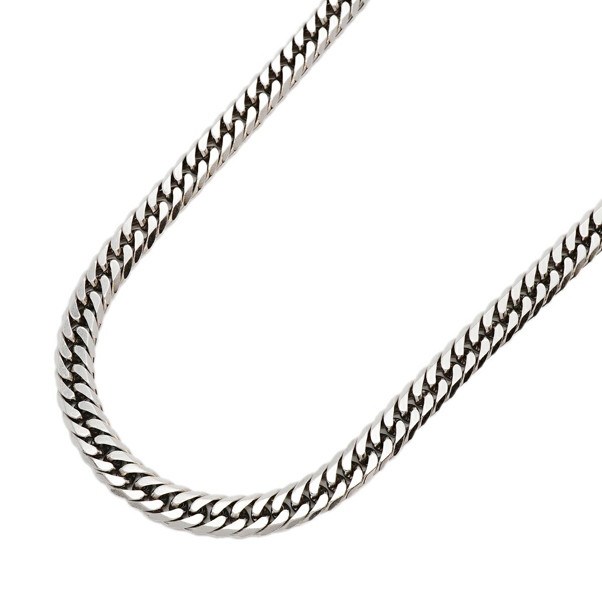 【5khm026】喜平 ネックレス Pt900 プラチナ 6面 ダブル 51cm 125.4g キヘイ【中古】メンズ レディース ユニセックス