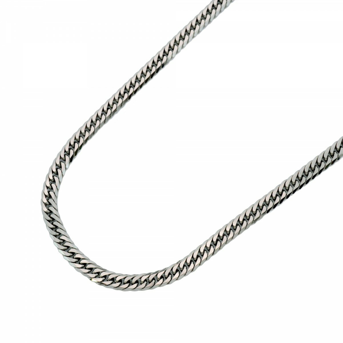 【5khm042】喜平 ネックレス Pt850 プラチナ 6面 ダブル 50.5cm 20.2g キヘイ【中古】メンズ レディース ユニセックス