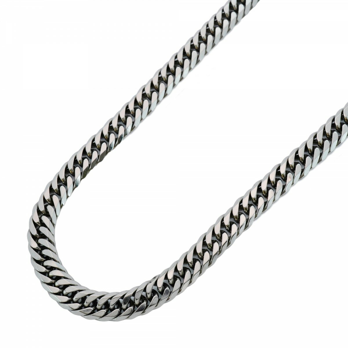 【5khm047】喜平 ネックレス Pt850 プラチナ 6面 ダブル 51.5cm 100.2g キヘイ【中古】メンズ レディース ユニセックス