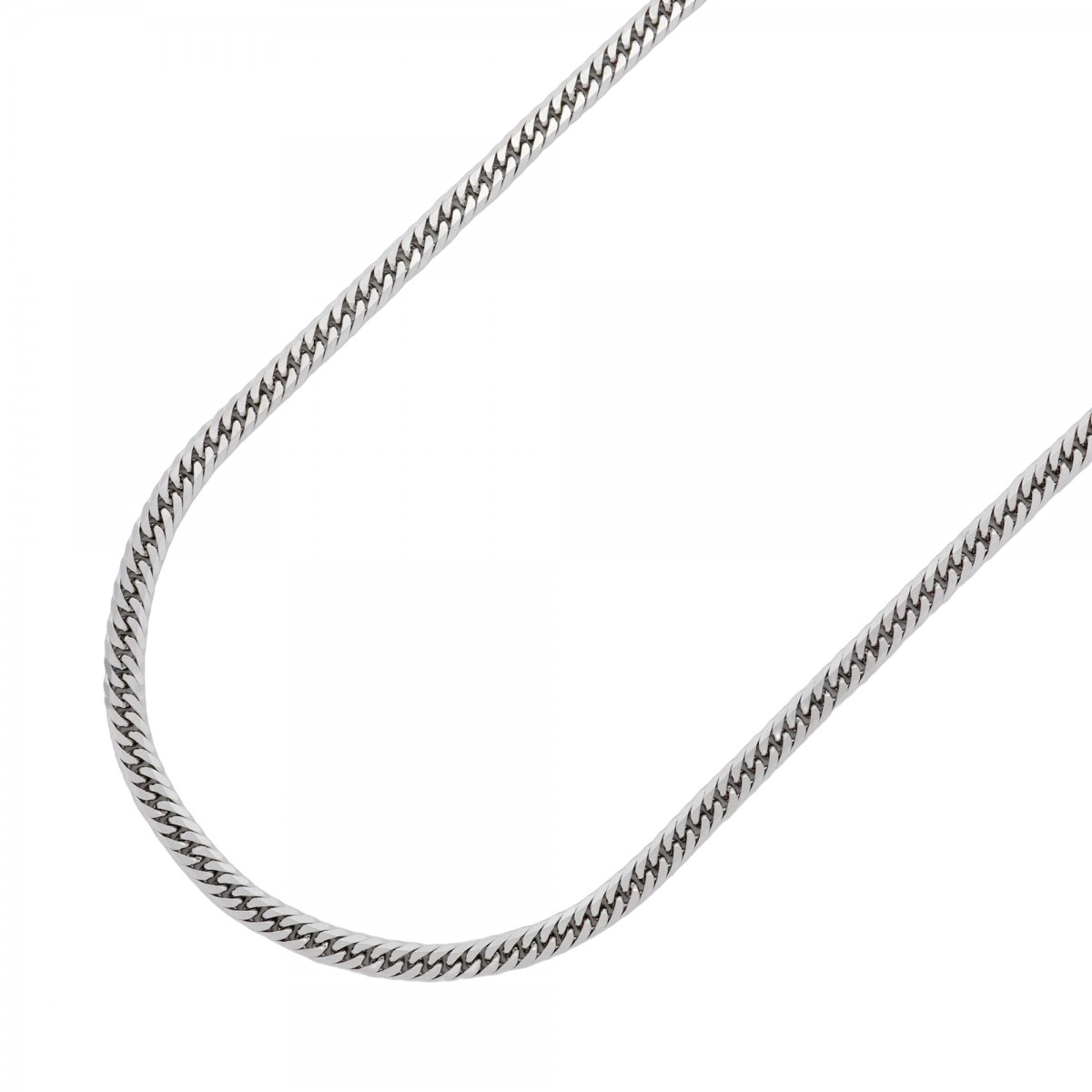 【5khm081】喜平 ネックレス Pt850 プラチナ 6面 ダブル 40.5cm 20.3g キヘイ【中古】メンズ レディース ユニセックス