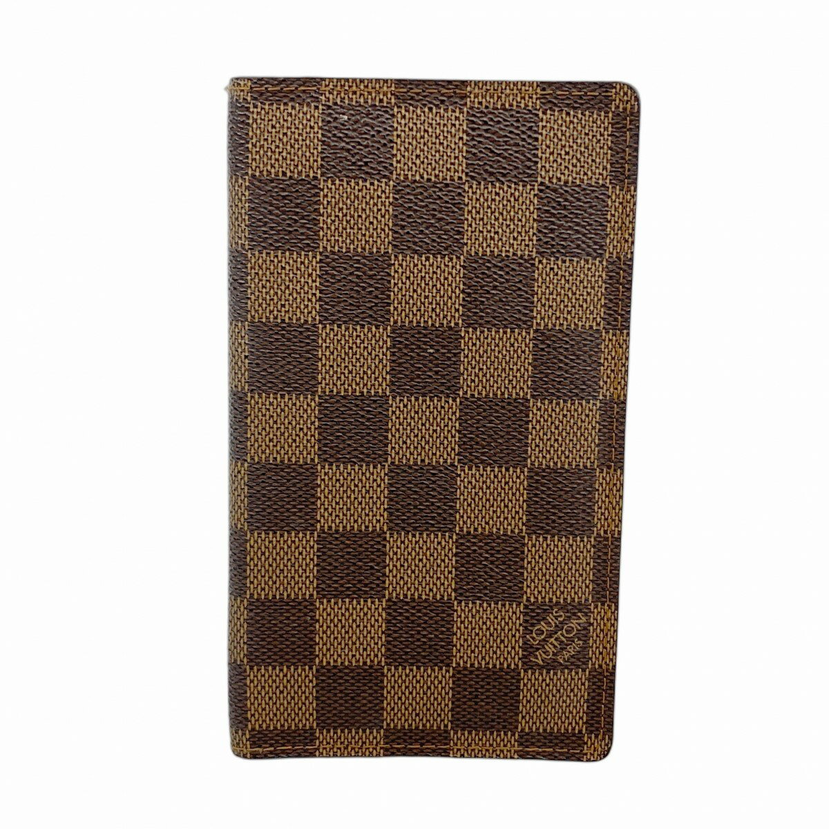 【5ob0335】ルイヴィトン 手帳カバー ダミエ アジェンダポッシュ R20703 エベヌ【中古】メンズ レディ..