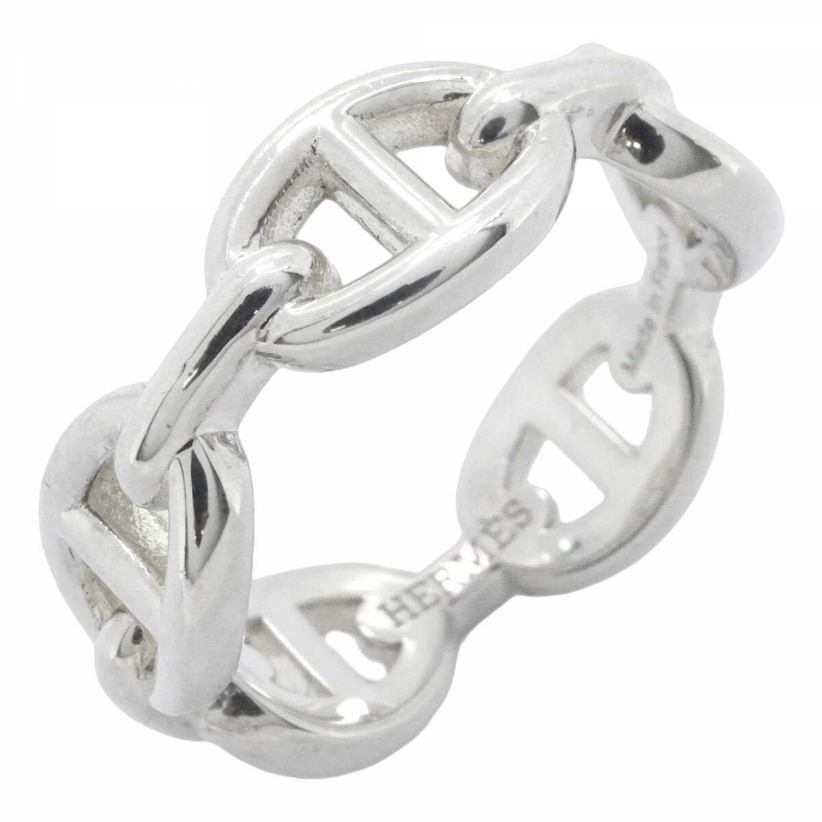 【5job0117】エルメス リング アンシェネ シェーヌダンクル シルバー925 ＃56【中古】メンズ レディース ユニセックス