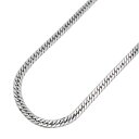 【5kho034】喜平 ネックレス Pt850 プラチナ 6面 ダブル 50.5cm 20.4g キヘイ【中古】メンズ レディース ユニセックス