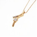 【ju103】ダイヤモンド ネックレス/0.10ct/K18PG ピンクゴールド/デザイン/未使用 【中古】 レディース(4)