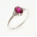 【ju240】ダイヤモンド リング/0.63ct/0.12ct/Pt950 プラチナ/ルビー/未使用(4)