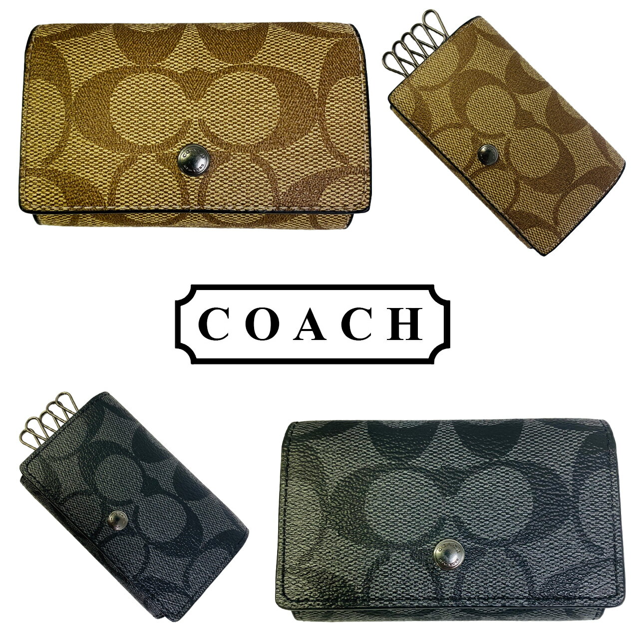 コーチ キーケース コーチ キーケース キーホルダー COACH PVC F78675 J