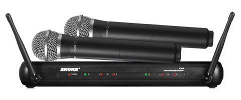 SHURE シュアー デュアルチャンネルモデル ワイヤレスマイクシステム SVX288/PG58