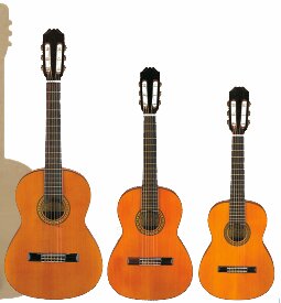 PEPE ミニ・クラシックギター 子供のギター教育用として通常のギターの構造、そして材料を使いながら、サイズのみを縮小して開発されたペペギター。1978年の発売以来、世界各国のジュニアギタリストに愛用され続けてきました。それと同時に、そのコンパクトなサイズと本格的なクオリティに注目したプロミュージシャン達が、携帯用のサブギターとして使用しはじめています。＊通常のギター：弦長650mm、全長約1,000mm。 PS-48 *写真右端のモデルです。弦長480mm、全長775mm、ナット幅45.5mm　 (4〜7才向け）しっかりとした音を持ち、携帯性に優れた最も小型のPEPE。　