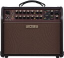 BOSS Acoustic Singer Live アコースティック・シンガー・ライブ 【主な仕様】 定格出力 60W（ウーファー：50W、ツィーター：10W） 規定入力レベル（1kHz） MIC INPUT：-33dBu（2.5kΩ） GUITAR INPUT：-10dBu（5MΩ） AUX INPUT：-8dBu（10kΩ） スピーカー 16cmウーファー×1、2.5cmドーム・ツィーター×1 コントロール POWERスイッチ MASTERつまみ TWEETER ATTボタン MUTEボタン ＜MIC＞ PADボタン PHANTOMスイッチ VOLUMEつまみ BASSつまみ MIDDLEつまみ TREBLEつまみ ANTI-FEEDBACKつまみ PHASEボタン DELAY/ECHOつまみ REVERBつまみ ＜GUITAR＞ PADボタン ACOUSTIC RESONANCEボタン VOLUMEつまみ BASSつまみ MIDDLEつまみ TREBLEつまみ ANTI-FEEDBACKつまみ PHASEボタン CHORUSつまみ REVERBつまみ ＜HARMONY＞ ONボタン TYPEボタン LEVELつまみ ＜LOOPER＞ LOOPERボタン STOP/CLEARボタン ＜AUX＞ LEVELつまみ ＜DI/LINE OUT＞ MIC/MIX：OUT SELECTスイッチ GUITAR/MIX：OUT SELECTスイッチ インジケーター TWEETER ATT MUTE ＜MIC＞ PAD PHASE ＜GUITAR＞ PAD ACOUSTIC RESONANCE PAHSE ＜HARMONY＞ ON HIGH UNISON LOW ＜LOOPER＞ REC PLAY OVERDUB 接続端子 MIC端子：コンボ・タイプ（XLR、TRS標準） GUITAR端子：標準タイプ AUX IN端子：ステレオ・ミニ・タイプ PHONES/REC OUT端子：ステレオ標準タイプ DI/LINE OUT MIC/MIX端子：XLRタイプ DI/LINE OUT GUITAR/MIX端子：XLRタイプ FOOT CONTROL LOOPER/CHORUS端子：TRS標準タイプ FOOT CONTROL HARMONY/MUTE端子：TRS標準タイプ GA-FC端子：TRS標準タイプ USB端子：USB Bタイプ AC IN端子 電源 AC100V（50／60Hz） 消費電力 40W 付属品 取扱説明書 電源コード 2P-3P変換器 保証書 ローランド ユーザー登録カード GA-FCシール 別売品 フットスイッチ：FS-5U, FS-6, FS-7 エクスプレッション・ペダル：FV-500L、FV-500H、Roland EV-5 GA FOOT CONTROLLER: Roland GA-FC 接続ケーブル：Roland PCS-31L、Roland RCC-3-TRTR、Roland RCC-5-TR28 【外形寸法/質量】 幅 (W) 367 mm 奥行き (D) 274 mm 高さ (H) 314 mm 質量 10.5 kgアコースティック・ステージ・アンプの新定番 ■プレミアム・サウンドと多彩な機能を凝縮したプロフェッショナル・アコースティック・アンプ ■60Wのバイ・アンプ設計。16cm（6.5 インチ）のカスタム・ウーファーとドーム・ツィーターを搭載 ■ディスクリート・アナログ・インプット回路と3 バンドEQ を搭載した2 チャンネル仕様 ■ギター・チャンネルにはアコースティック・ギター本来の自然で豊かな鳴りを取り戻すAcoustic Resonance 機能を搭載 ■標準/XLR のコンボ・ジャックを搭載しボーカルやギター・マイク、その他の楽器を入力できるマイク・チャンネル装備 ■ギター・チャンネルにはChorus、マイク・チャンネルにはDelay/Echo、両チャンネルにそれぞれReverb を搭載 ■ギターのコード進行からで自動でキーを検出し、音楽的で自然なハーモニーをつけてくれるHarmony 機能を装備 ■ライブ・パフォーマンスでだけでなく、練習や曲作りにも活躍するLooper 機能を搭載 ■各チャンネルに、ハウリング・ノイズを除去するAnti-Feedback 機能を装備 ■XLR DI アウトを2 系統搭載し、各チャンネルの独立出力（ダイレクト音かエフェクト音を選択可能）、もしくは各チャンネルのミックス・サウンドを出力可能 ■PCへのダイレクト・レコーディングが可能なUSB 出力 ■Looper、Harmony、エフェクトは別売のフットスイッチでコントロール可能 クリアさ、力強さ、パワーを兼ね備えた自然なハイ・クオリティ・サウンド 　アコースティック・ギターのサウンドは、繊細なレスポンスと自然で立体的な響きが特徴です。 この特長をいかに忠実に再現できるか、徹底的にこだわり抜き、最適なパーツや設計方法を追求しました。 材質や形状にこだわりレスポンスとクリアさを追求したウーファー、フラットで広い指向性に加え、アタックのピーク時にはスペック上の出力を上回るツィーターにより、濁りのないパンチのあるサウンドを実現しています。 また、それぞれ独立したパワー・アンプで駆動されるバイ・アンプ構造を採用。 高い解像度とナチュラルでワイドレンジなプレミアム・サウンドを実現しました。 また、キャビネット材の加?技術や構造も、不要な共振をカットしたクリアなサウンドと広い指向性を得るために工夫されています。 ボーカルをはじめ、様々な用途に使えるマイク・チャンネル 　弾き語りギタリストにとってオールインワン・ソリューションとなるマイク・チャンネル。 ディスクリート・アナログ・インプット回路を採用し、豊かでクリアなサウンドを実現します。 コンデンサ・マイク用にファンタム電源もスタンバイ。 サウンドメイクの幅が広がる3 バンドEQ、フェイズ反転スイッチ、ノッチ・フィルターに加え、ボーカルに最適化されたDelay/Echo とReverb を搭載しています。 ギターのみで使用する際は、ピックアップの信号をギター・チャンネルに、マイキングしたギター・サウンドをボーカル・チャンネルへ入力し、サウンドをブレンドすることでそれぞれの特長を活かしたサウンドメイクが可能です。 Acoustic Resonance 機能を搭載したギター・チャンネル ディスクリート・アナログ・インプット回路など、こだわり抜いて設計されたギター・チャンネルは、アコースティック・ギター特有の素早いアタックと広いダイナミック・レンジにも耐えられる余裕あるヘッド・ルームを実現しています。 Acoustic Resonance はピエゾ・ピックアップのソリッドなサウンドに、アコースティック・ギター各部の複雑な共鳴によって生まれる自然で豊かな響きを取り戻します。 幅広い音作りが可能な3 バンドEQ に加え、フェイズ反転スイッチとノッチ・フィルターによるAnti-Feedback 機能を備え、ハウリング・ノイズを除去。 また、サウンド・バリエーションの幅を広げる、2 種類のChorus エフェクトとアコースティック・ギター専用にチューニングされたReverbを搭載しています。 充実のコントロールと入出力端子 　様々な用途に使える充実の端子群を搭載。 デュアルDI/ラインアウトXLR、各チャンネルのエフェクト/ダイレクト音やミックスを出力が可能です。 シチュエーションにあわせて最適な出力方法を選択することができます。 AUX イン（レベル調整付）を使用すれば、オーディオ・プレイヤーのバッキングと一緒に演奏を楽しむこともできます。 また、USB 接続によるDAW へのダイレクトREC も可能。 REC/Phone 端子は標準ステレオ仕様、練習やレコーディングなど様々な用途に使用することができるアンプです。 別売フットスイッチを接続すれば、足下でハーモニー、ルーパー、エフェクトなどをコントロール可能。 さらにパフォーマンスの幅を広げてくれます。 Auto Harmony機能 とLooper機能 Acoustic Singerシリーズは、複雑なキー設定を行う必要がなく、ギターを弾くだけでコード進?からリアルタイムにキーを判定し、自動的に音楽的でスムーズなハーモニーラインをつけることができるボーカル用Harmony 機能を搭載。 さらに、楽曲中に調が変わる転調にも対応するので、常に美しいハーモニーを維持することができます。 また、2つのハーモニー・タイプとユニゾン・タイプから自分の声や楽曲に最適なハーモニーを選択する事ができます。 Looper機能を使えば、パーカッシブなリズムからコード・ワーク、コーラスなど、様々なループ・フレーズを録音、再生することで、クリエイティブなパフォーマンスを行うことが可能です。