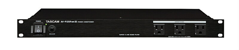 TASCAM タスカム AV-P25RMKIII パワーディストリビューター/コンディショナー