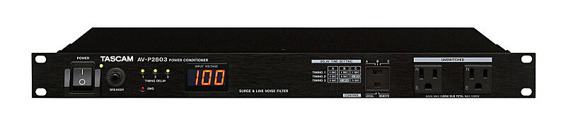 TASCAM タスカム AV-P2803 パワーディストリビューター/コンディショナー