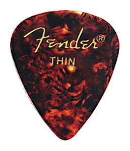 ڥԥå12祻åȡ Fender CLASSIC PICKS 351 SHAPE Thin Tortoise եԥå