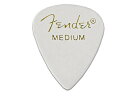 【ピック12枚セット】Fender CLASSIC PICKS 351 SHAPE Medium White フェンダー ピック ミディアム